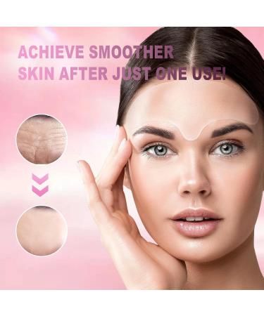 Forehead Wrinkle Patch - Akissos 2 PCS Silicone Reusable Face Tape for Wrinkles - Overnight Wrinkle Patches for Forehead & Between Eyes Frown Lines 11 Lines - Hydrating & Hypoallergenic Face Patches - Buy Online on GoSupps.com