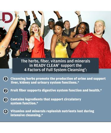 Detoxify Ready Clean Herbal Cleanse Tropical 16oz with Milk Thistle & Burdock Root Extract - 1 Servings - Buy Online on GoSupps.com