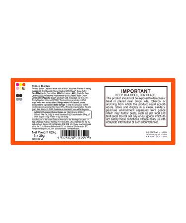 Reese's Big Cup 16-Pack - 22.4 Oz Total | Peanut Butter Chocolate Cups - Buy Online on GoSupps.com