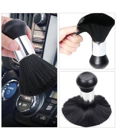 2 Pieces Soft Hairdressing Neck Brush Set - Washable Hair Clean Brush for Salon & Home Use - Buy Online on GoSupps.com