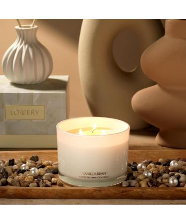 Birthday Gifts for Her | Large Vanilla Scented Candle - 3 Wick Soy Candle for Mom | Relaxing Aromatherapy & Stress Relief - 50 Hours Burn Time - Buy Online on GoSupps.com