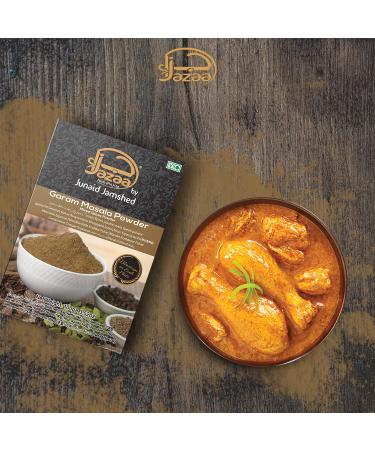 JAZAA Organic Garam Masala Spice Powder 3.5 Oz - 100% Raw Ground Spices for Cooking - Authentic South Asian Seasoning - Buy Online on GoSupps.com