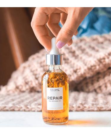 Teami Repair Jojoba Face Oil - Hydrating Facial Oil for All Skin Types with Coconut Camellia Seed & Vitamin E (2oz - Buy Online on GoSupps.com