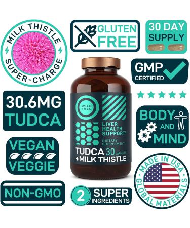 Advanced Tudca Supplement with Milk Thistle Capsules for Liver Health - 30 Capsules - Buy Online on GoSupps.com