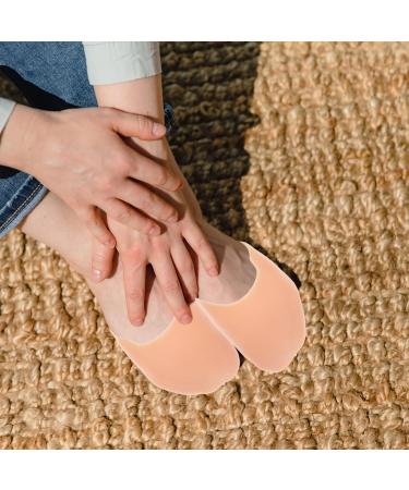 Baluue Silicone Forefoot Pads - Soft Gel Cushioning Metatarsal Inserts for Pain Relief in Running Hiking & High Heels | Soft Shoe Inserts for Comfort - Buy Online on GoSupps.com