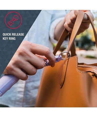 SABRE Personal Safety Kit with Pepper Spray and 2-in-1 Personal Alarm with LED Light, 25 Bursts,130dB Alarm, Audible Up to 1,250 Feet Lavender - Buy Online on GoSupps.com