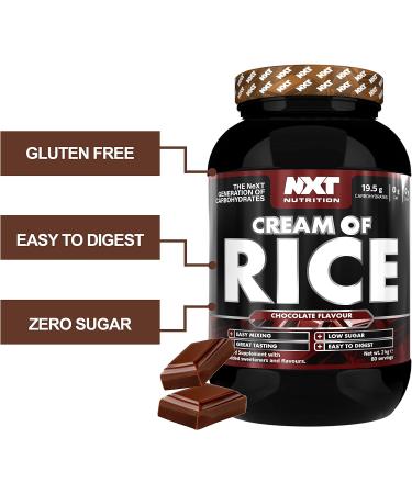 NXT Nutrition Cream of Rice 2kg - Chocolate Flavor - 80 Servings - Buy Online on GoSupps.com