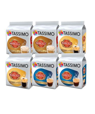 Tassimo Tassimo Marcilla Coup / Lungo / Decaff Coffee Capsules (pack of 6 96 drinks)
