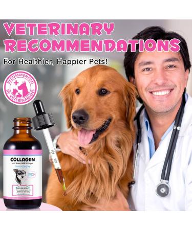 laraspi Collagen for Dogs Joint Supplement for Dogs with Biotin MSM & Ginger Helps with Shiny Coat Healthy Skin and Joint Digestive Health Delicious Bacon Flavor - 2 fl oz - Buy Online on GoSupps.com