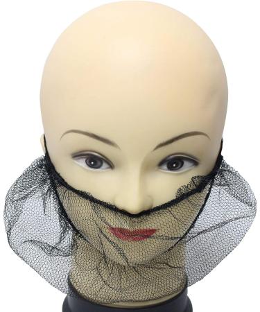 ELEGANTLIFE 300-Piece Disposable Nylon Beard Protector Nets | Latex-Free | Black Color - Buy Online on GoSupps.com