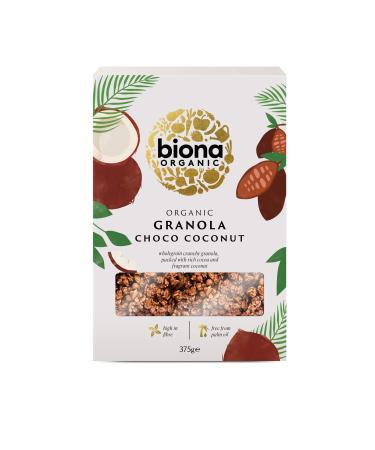 Biona Organic Choco-Coconut Crunchy Wholegrain Granola 375g