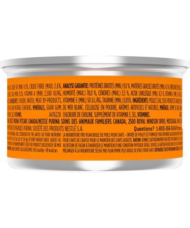 Purina Pro Plan Hairball Wet Cat Food Chicken Entree - 85 g Can (24 Pack) - Buy Online on GoSupps.com