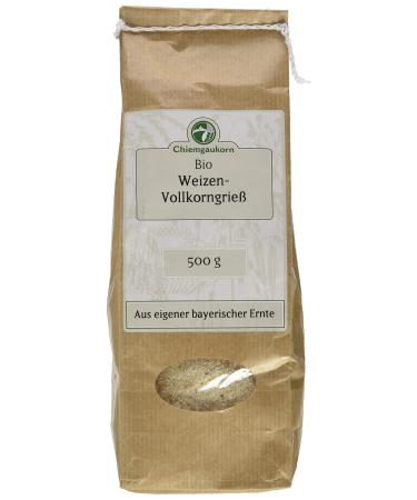 Chiemgaukorn Organic Wheat Semolina Whole Grain 500 g