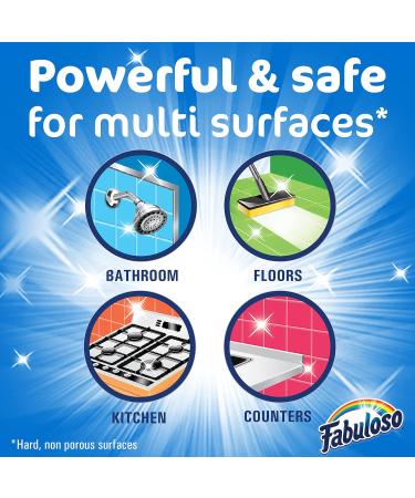 Fabuloso Multi-Purpose Cleaner 2x Concentrated Lavender - 128 fl oz | Best International Shipping - Buy Online on GoSupps.com