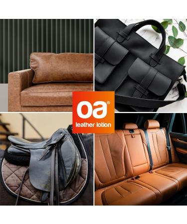 Oa Leather Care 250ml - 100% PFC Free Leather Balm for Auto & Furniture Protection - Ideal for Sofas Jackets Shoes & Handbags - Buy Online on GoSupps.com
