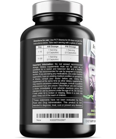 Iron Labs Nutrition PCT Xtreme - Best PCT Supplement for Men - 4 Week Cycle Support - 80 Capsules International Shipping - Buy Online on GoSupps.com
