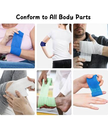 9 Pieces Foam Prewrap Athletic Tape Sports Wraps Prewrap and Athletic Tape Pre Wrap Tape Breathable Sports Tape Pre Wrap for for Ankles Wrists Hands and Knees 2.75 Inch x 30 Yards 9 Colors - Buy Online on GoSupps.com