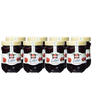 Schwartau Extra Sour Cherry Jam - Pack of 8 (8 x 340g) | Premium International Shipping - Buy Online on GoSupps.com