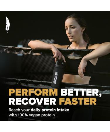 BIRDMAN Falcon Performance Vegan Protein Powder 31g Protein 5g Creatine 5g BCAA Probiotics Electrolytes Pre Workout Low Carb Sugar Free & Dairy Free Plant Based Vanilla Protein -19 Servings Golden Vanilla 1.9 Pound  - Buy Online on GoSupps.com