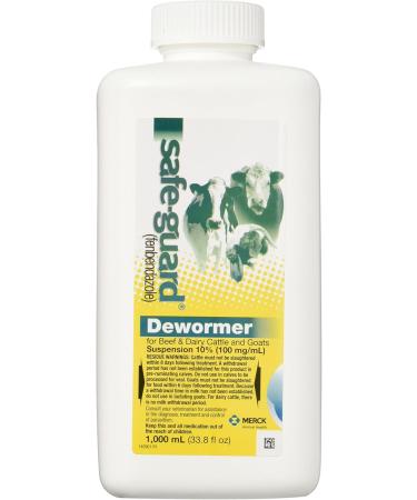 Safe-Guard Dewormer for Beef, Dairy Cattle and Goats - 33.8 Fl Oz.