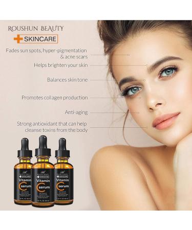 Organic Vegan Vitamin C Hyaluronic Serum - Hydrate & Brighten Your Skin | Shop Internationally - Buy Online on GoSupps.com