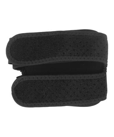 Kniegurt shockproof skin -friendly stable elastic hem prevents collisions adjustable breathable knee pad support for men cycling (black)