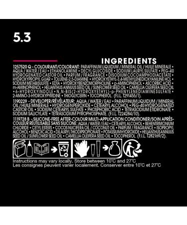 Garnier Olia Permanent Hair Dye Ammonia-Free Hair Color 5.3 Medium Golden Brown Long-Lasting Hair Shine With 60% Oils 1 Application BROWN SHADES 5.3 Medium Golden Brown - Buy Online on GoSupps.com