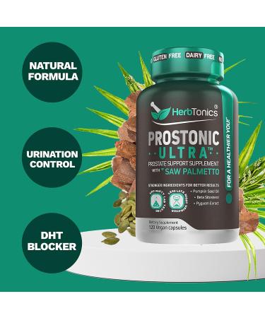 Herbtonics Apple Cider Vinegar Capsules Plus Keto BHB | Fat Burner & Weight Loss Supplement for Women & Men - Prostate Support Supplement for Men's Health | with Saw Palmetto Beta Sitosterol - Buy Online on GoSupps.com