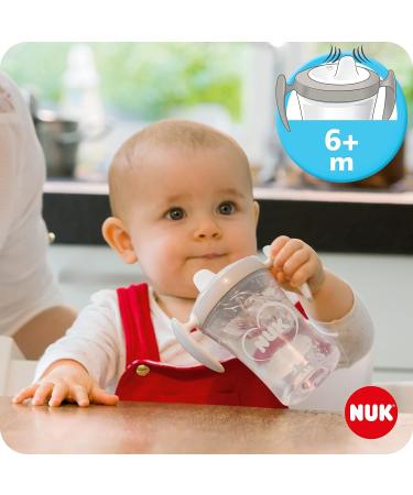 NUK 3-in-1 Drinking Cup Set - Trainer Magic Cup & Action Bottle | BPA-Free | Green Leopard | Perfect for Boys 6+ Months - Buy Online on GoSupps.com