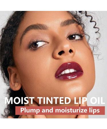 Glow Reviver Lip Oil | Nourishing Tinted Crystal Jelly Lip Glow | Hydrating Non-Sticky Lip Care | Long-Lasting Plumping Lip Gloss for Dry Lips - Buy Online on GoSupps.com