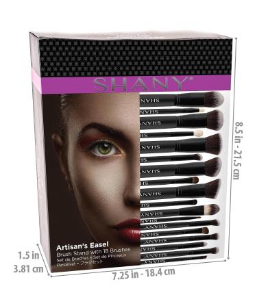 SHANY Artisan's Easel Elite Cosmetics Brush Collection - 18 Piece Set - Buy Online on GoSupps.com
