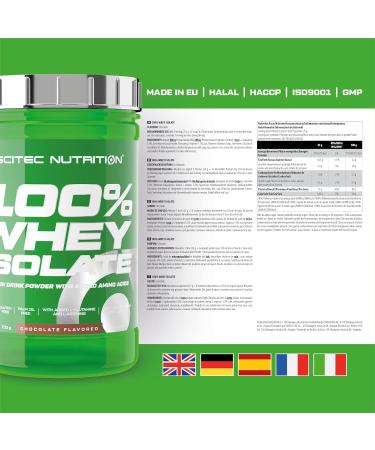 Scitec Nutrition Whey Isolate 700g - Chocolate Flavour | Premium Protein Supplement for Muscle Growth | International Shipping Available - Buy Online on GoSupps.com