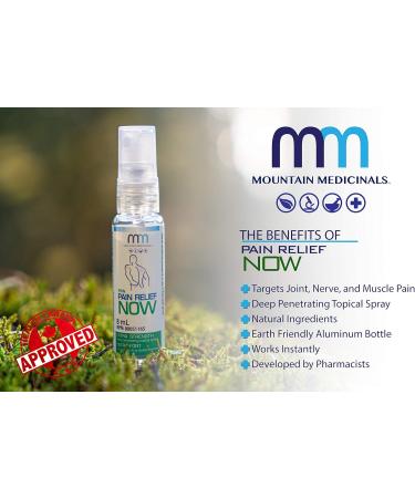 Pain Relief Now Extra Strength Spray - Headache Relief Joint Pain Back Pain Sore Muscles Knee Pain 120 Milliliters with Bonus 8 Milliliters - Buy Online on GoSupps.com