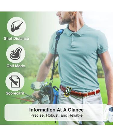 Canmore HG200 Plus Golf GPS & Case - 41 000 Pre-Installed Courses Easy-to-Read Color Water-Repellent Design - Buy Online on GoSupps.com