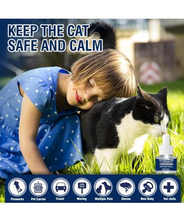 Pheromone Cat Calming Socket - 3x48ml Refills for Stress Relief & Relaxation | Anti-Stress Solution for Cats - Buy Online on GoSupps.com