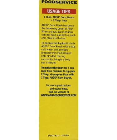 Argo Corn Starch - 16 oz (Pack of 2) | 100% Pure Gluten Free - Buy Online on GoSupps.com