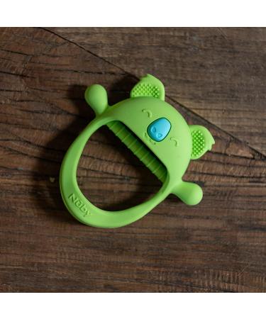 Nuby Silicone Teething Mitten - BPA-Free Teether Ring for 3+ Months - Koala Design - Buy Online on GoSupps.com