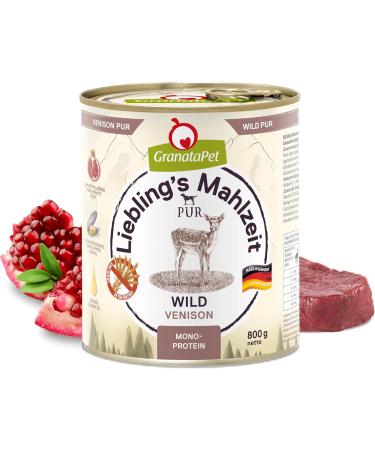 Granatapet Darling's Meal Wild - High Meat Content Wet Dog Food Grain & Sugar Free 6 x 800g Pack - Buy Online on GoSupps.com