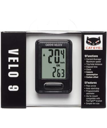 CAT EYE Velo 9 Wired Bike Computer - US Seller Warranty | Buy with Confidence - Buy Online on GoSupps.com