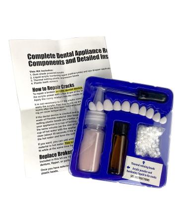 Denture Repair Kit & Reliner Disk with Denture Cream - Easy Denture Re-line Solution - Buy Online on GoSupps.com