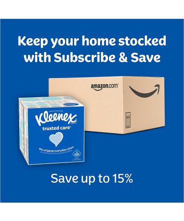 Kleenex Trusted Care Everyday Facial Tissues - 4 Cube Boxes, 280 Tissues Total - Buy Online on GoSupps.com