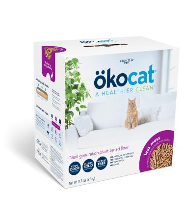 KOCAT Natural Wood Clumping Litter Medium Less Mess