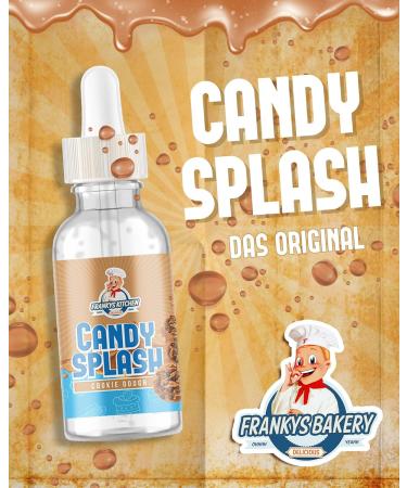 Frankys Bakery Candy Splash Flavor Drops 50ml - Cookie Dough | Calorie-Free Flavor Enhancer | Delicious Aroma | 1 Pack - Buy Online on GoSupps.com