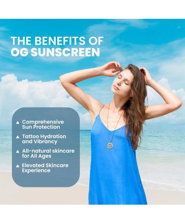 Organic Unscented Face & Body Sunscreen - Reef Safe Vitamin-Packed Handcrafted for Sensitive Skin & Eczema - Veteran Owned (4 Fl Oz) | International Shipping Available - Buy Online on GoSupps.com