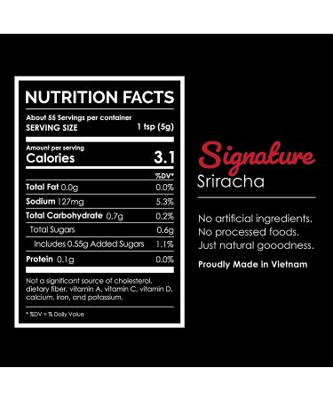 Fix Hot Sauce Sriracha - Gourmet Natural Chili Sauce (10 Oz) | Spicy & Bold Flavor | Non-GMO  Vegan | Ideal for Pho & Ramen - Buy Online on GoSupps.com