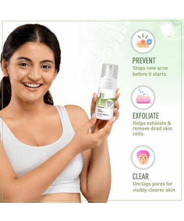 ACNETHRO GS Face Wash with 2% Salicylic Acid & Glycolic Acid 100ml / 3.38 fl oz (Pack of 2) | Anti-Acne & Exfoliating Cleanser for Oily & Blemish-Prone Skin Deep Cleanse & Fade Marks - Buy Online on GoSupps.com