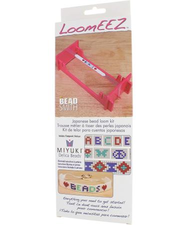 Beadsmith LoomEEZ Japanese Bead Loom Kit with Miyuki Glass Beads - Bracelets, Necklaces, Belts & More - Buy Online on GoSupps.com
