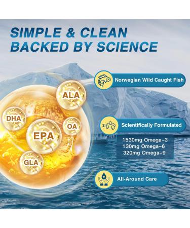 NATURE TARGET Triple Omega 3 6 9 Fish Oil 2400mg - 120 SoftGels  - Buy Online on GoSupps.com