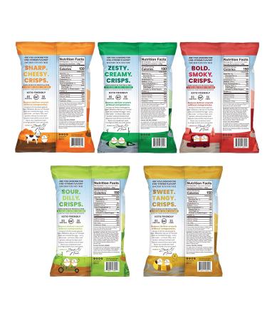 Quevos Egg White Chips Bundle - Low Carb, High Protein, Keto & Diabetic Friendly Snacks - Buy Online on GoSupps.com