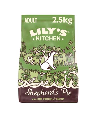 Lily's Kitchen Natural Grain Free Complete Adult Dry Dog Food - Lamb Shepherd's Pie (2.5kg Bag) Lamb 2.5 kg (Pack of 1)